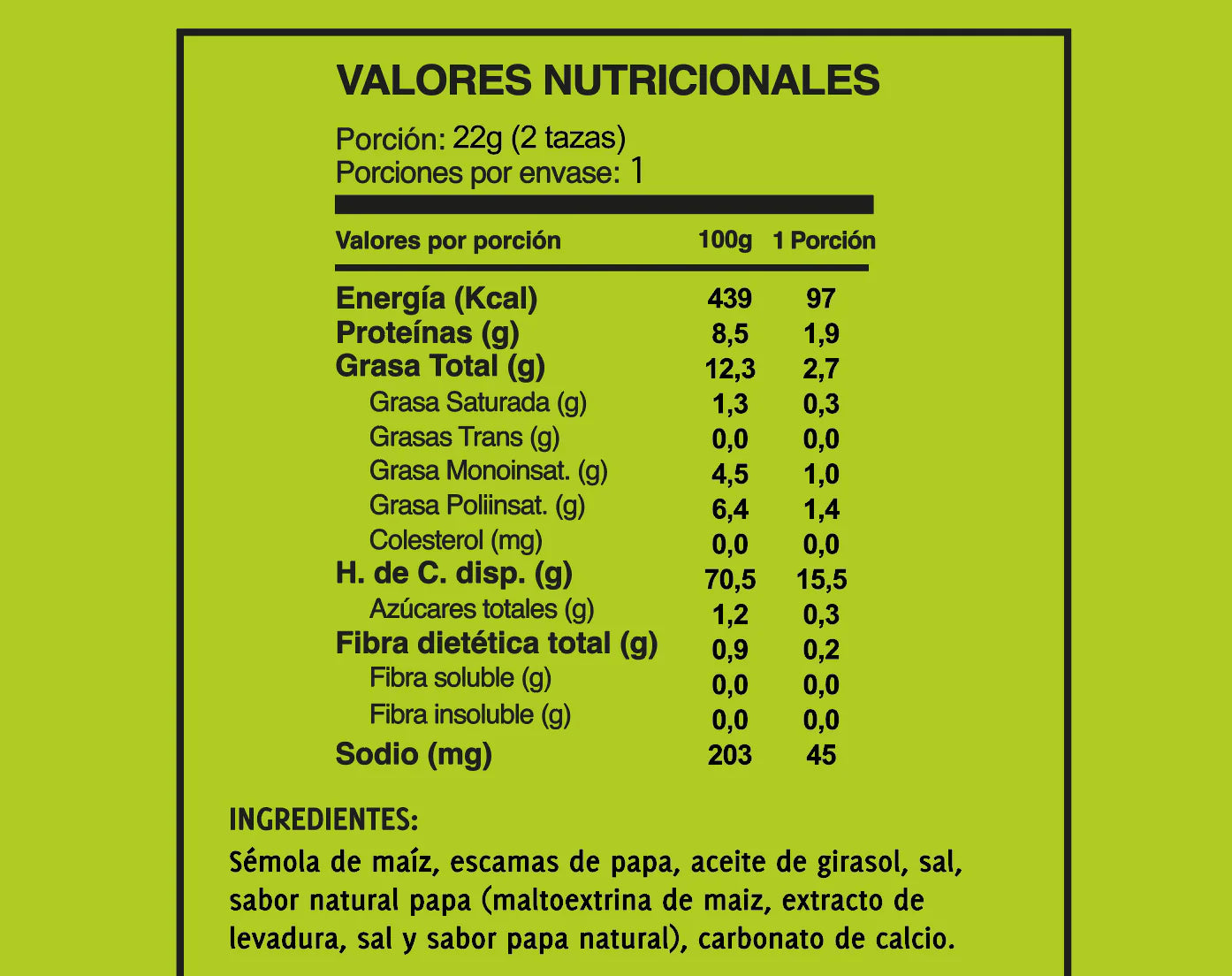 Puri Crunchy Papa Colación 22gr