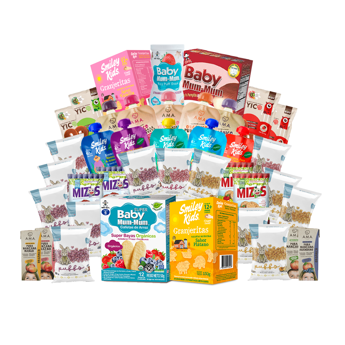 Pack 6 Snacks Saludables sobre 12 meses