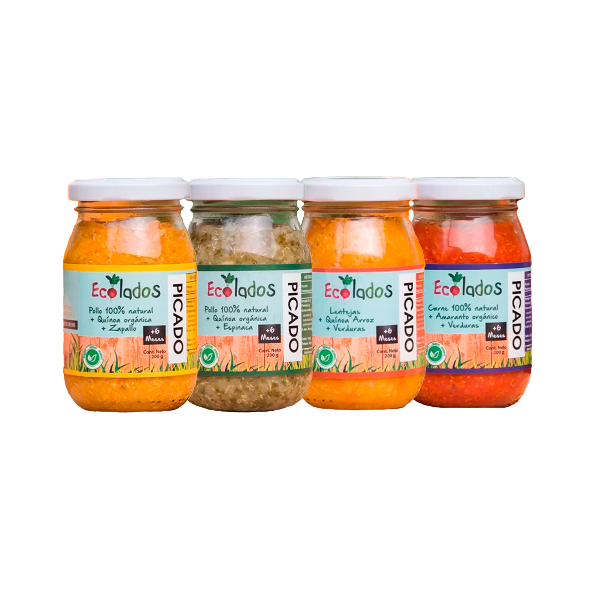 Pack 4 Picados Ecolados