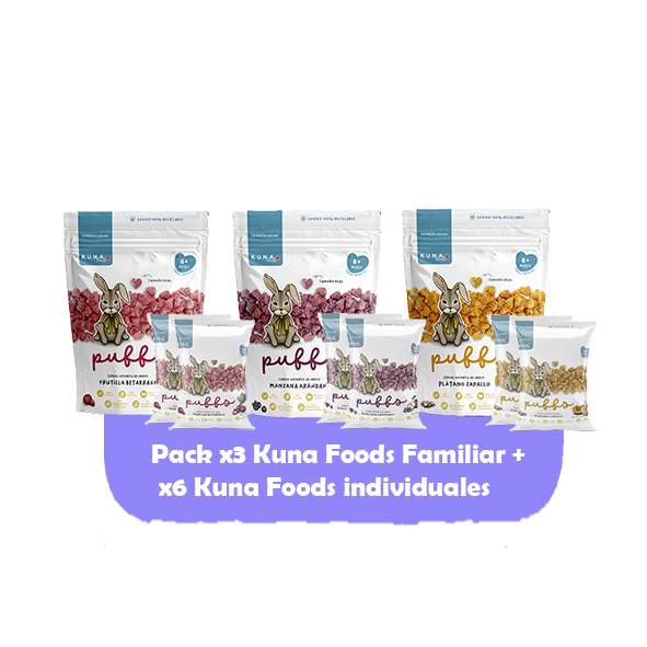 Pack Kuna Foods Familiar + Individuales