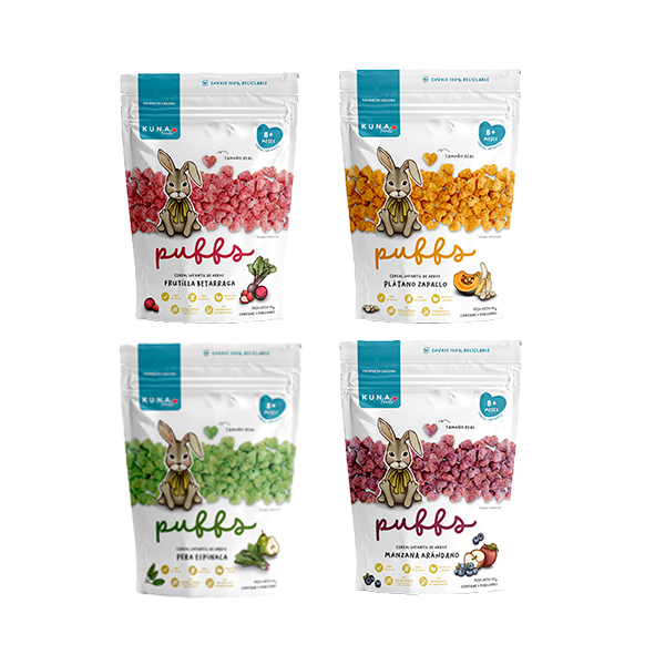 Pack puffs familiares Kuna Foods