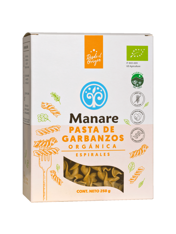 Espirales de Garbanzos orgánicos 250 g