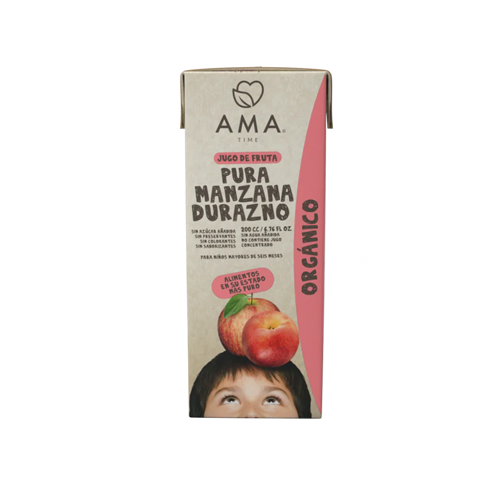 Jugo Ama pura manzana durazno 200 cc