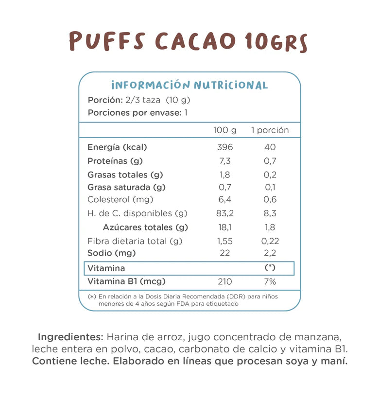 Puffs Cacao Individual
