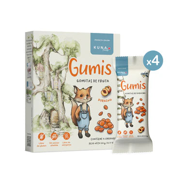 Pack 4 Unidades Gumis Durazno