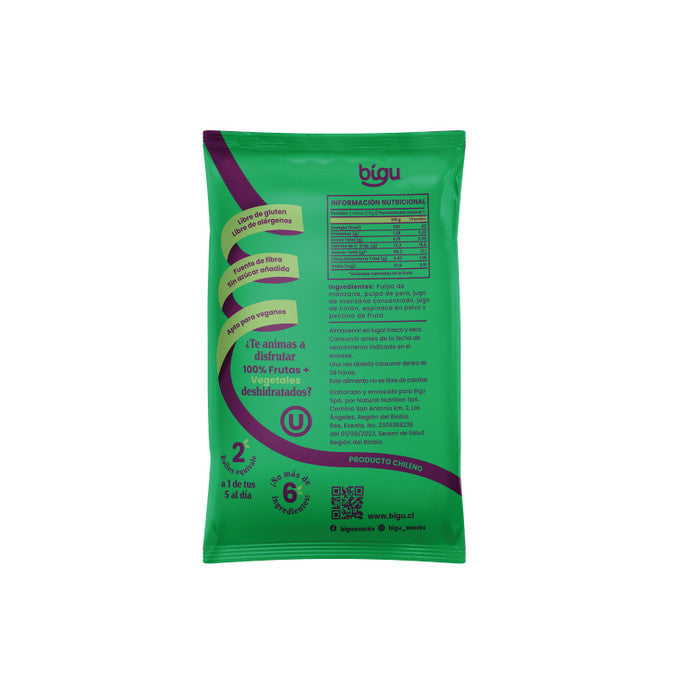 Bigu Rollos de Espinaca 25grs