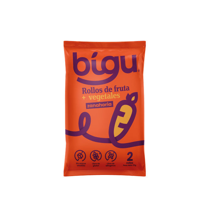 Bigu Rollos de Zanahoria 25grs