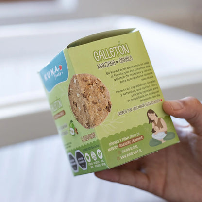 Galletones Maternidad Manzana Canela Kuna Foods