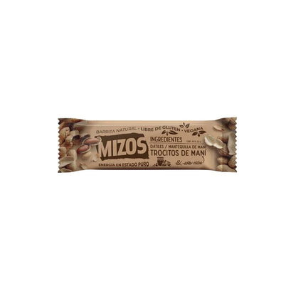 Barrita Natural Mizos sabor Mantequilla de Maní
