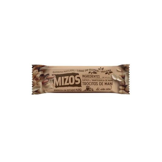 Barrita Natural Mizos sabor Mantequilla de Maní