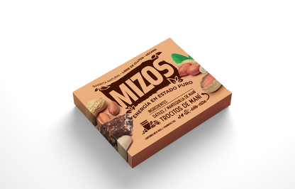 Barrita Natural Mizos sabor Mantequilla de Maní