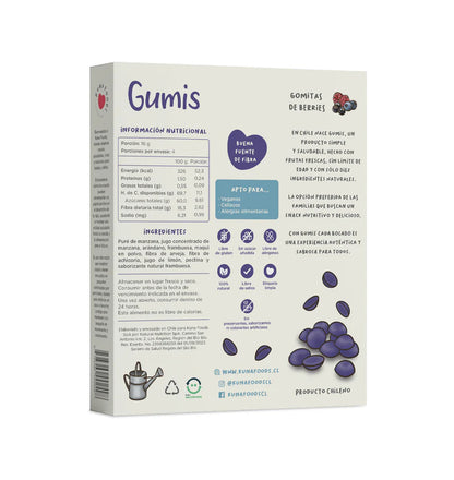 Pack 4 Unidades Gumis Berries
