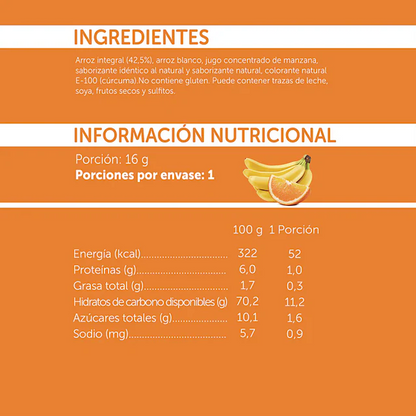 Mizos Naranja Platano -16g