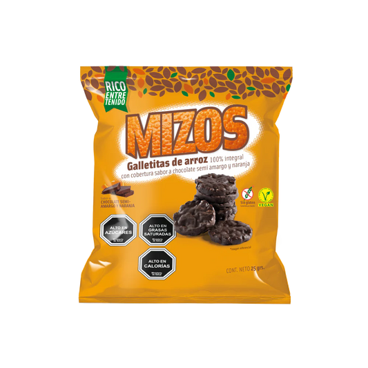 Mizos Chocolate Naranja - 25 Gr