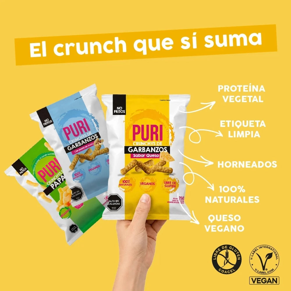 Puri Crunchys Queso Colación