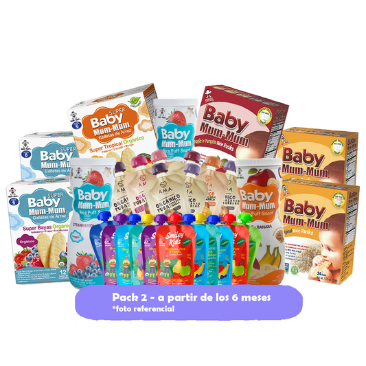 Pack 2 Snacks Saludables sobre 6 meses