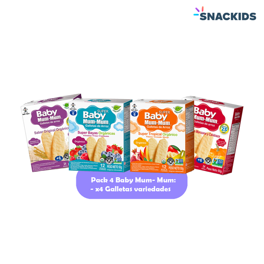 Pack x4 - Baby Mum Mum variedades