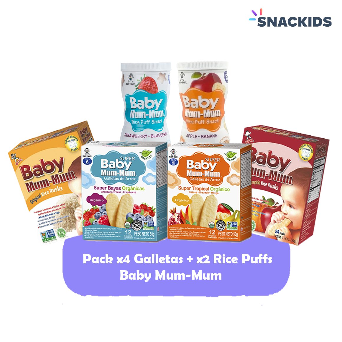 Pack 1 - Baby Mum Mum variedades