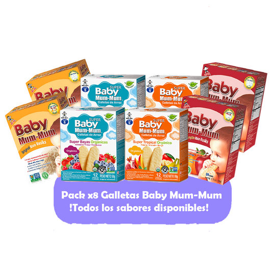 Pack x8 - Baby Mum Mum variedades