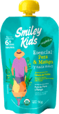 Compota orgánica esencial Smiley Kids sabor pera y mango