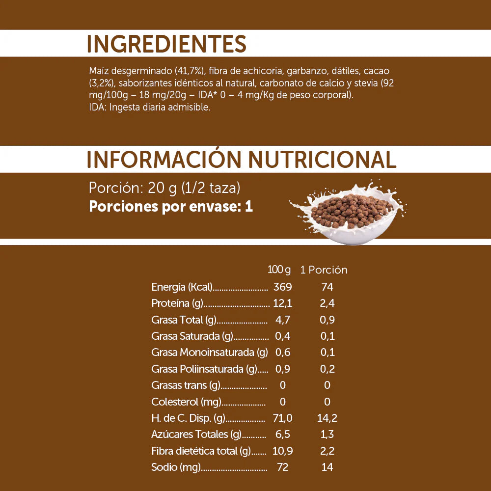 Cereal Mizos Chocolate 20 gr