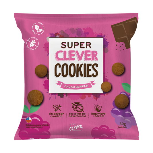 Super Clever Cookies Mini Cacao Berries 30g