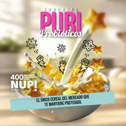 Puri Cereales Estrellitas con 400 millones de Probióticos. 220gr.