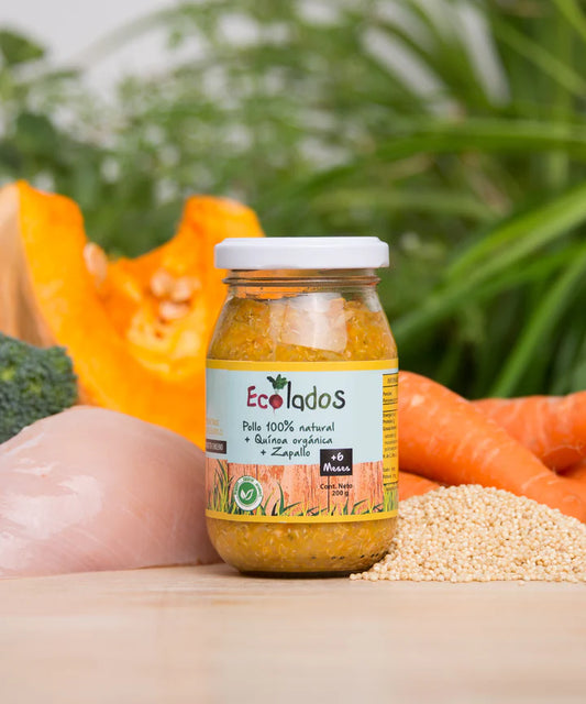 Colado de Pollo 100% natural, quínoa y espinaca