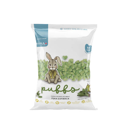 Puffs Pera Espinaca Individual 10g
