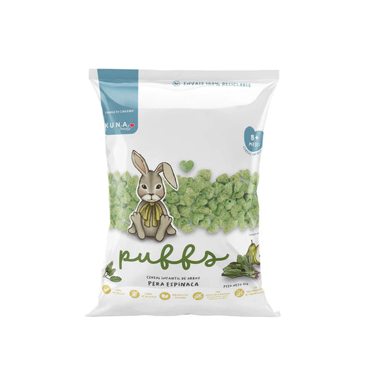 Puffs Pera Espinaca Individual 10g