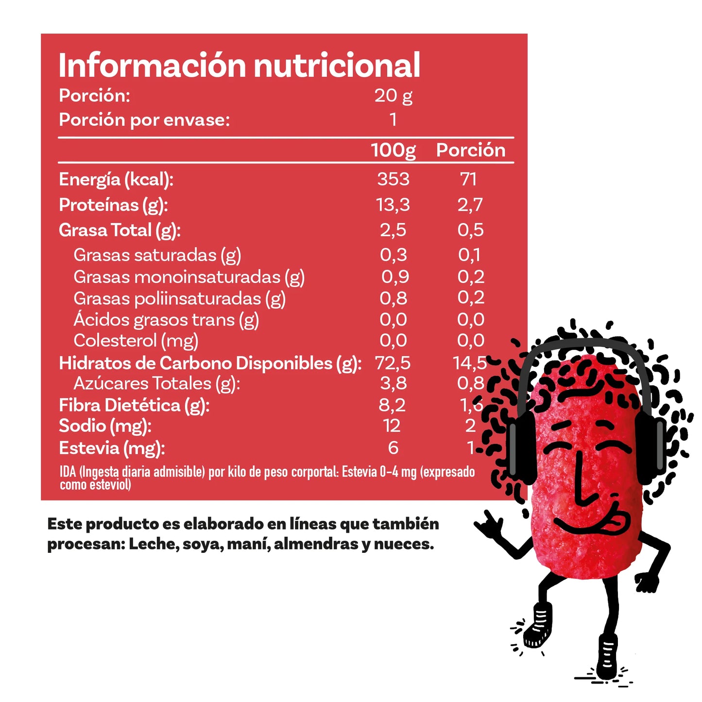 Nutripop Frambuesa