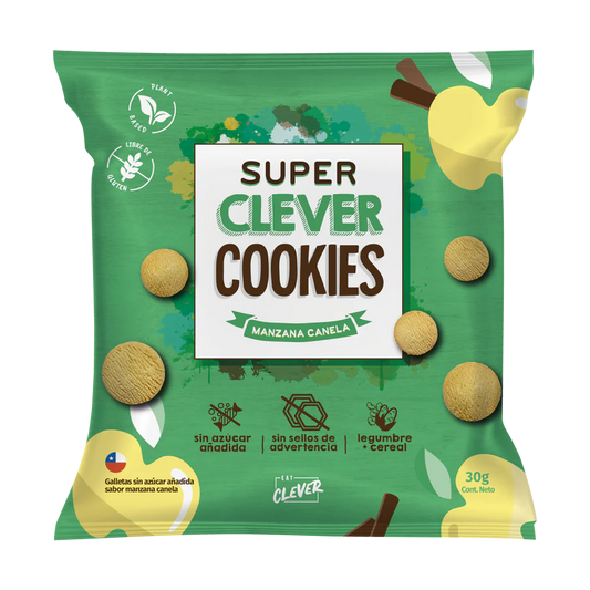 Super Clever Cookies Manzana Canela