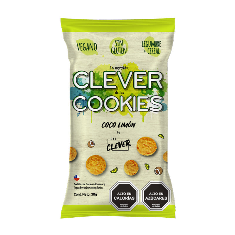 Clever Cookies Mini | Coco Limón 30g