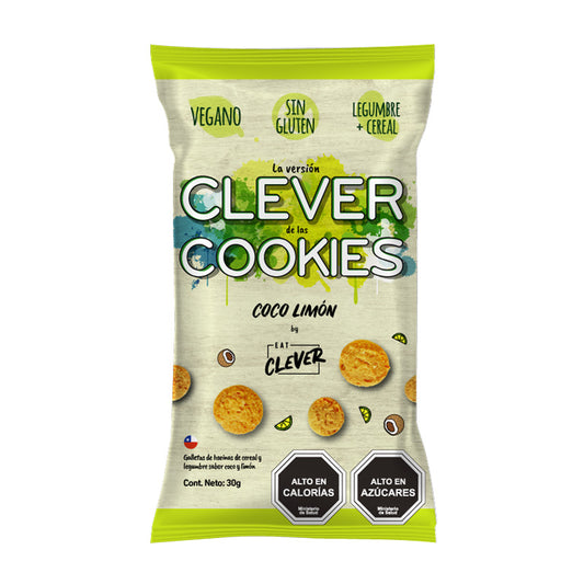 Clever Cookies Mini | Coco Limón 30g