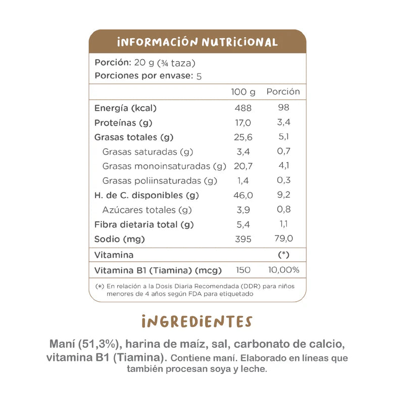 Bombas Maní Familiar
