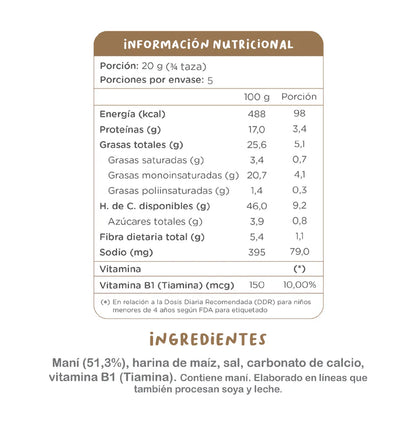 Bombas Maní Familiar