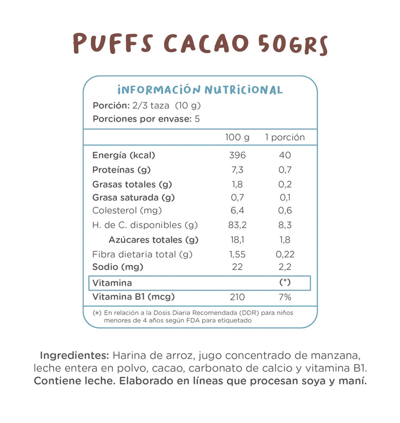 Puffs Cacao Familiar
