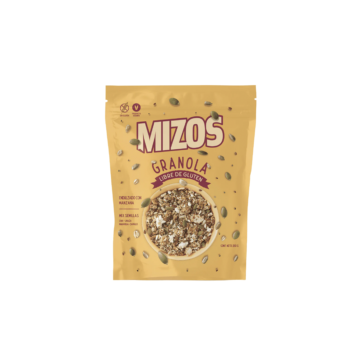 Granola mix semillas – 250 gr – Snackids