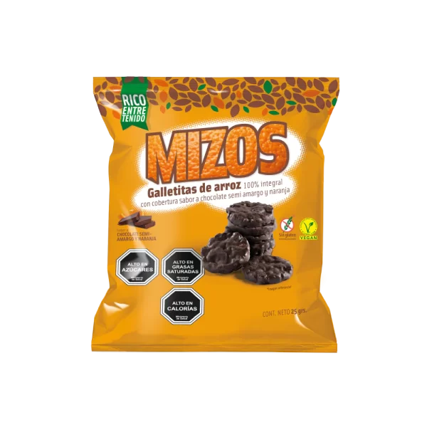 Mizos Chocolate Naranja - 25 Gr